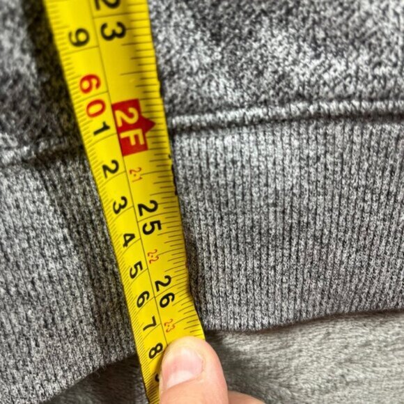 Roots Canada Hoodie Mens Gray Black Large Beaver Sweatshirt Pullover Colorblock - Picture 9 of 9